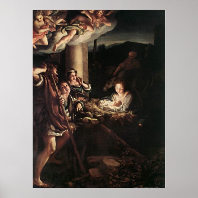 Poster Cadeaux de crèches pour Noël (Devant)