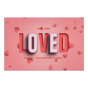 Poster Cadeaux de la Saint-Valentin de SlipperyJoe's ton