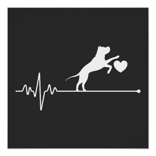 Poster Cadeaux de maman amoureuse de Border Collie Rythme (Devant)