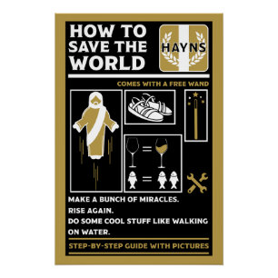 Poster Cadeaux Pour Athéistes