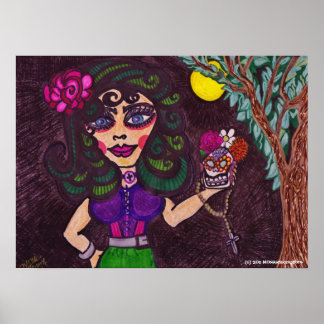 Poster "Cadeaux pour la lune"