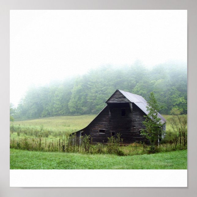 Poster Cades Cove Barn (Devant)