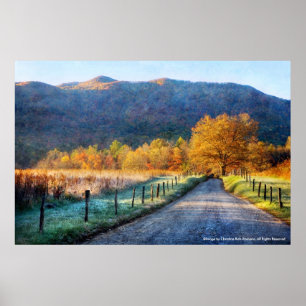 Poster - Cades Cove - Chemin de la vie - Pas de ve
