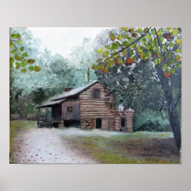 Poster Cades Cove Le Cabine d'Elijah Oliver (Devant)