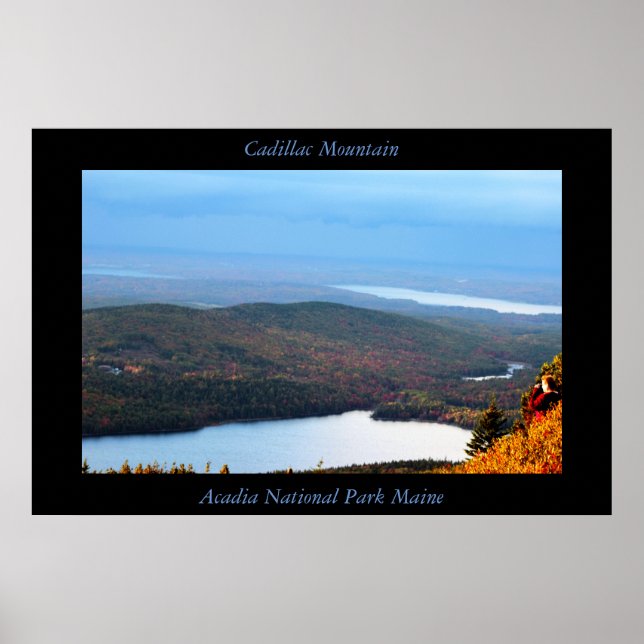 Poster Cadillac Mountain Acadia National Park (Devant)