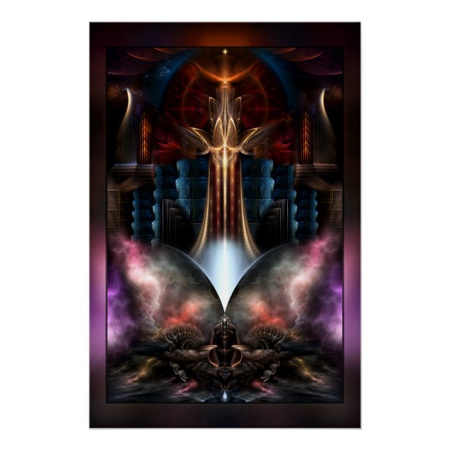 Poster Cadre de bordure Trilicon (Devant)