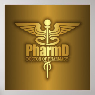 Poster Caducée d'or (PharmD)