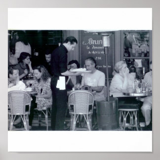 Poster Café à Paris