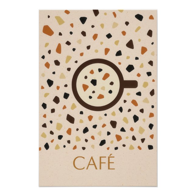 Poster Café en grain (Devant)