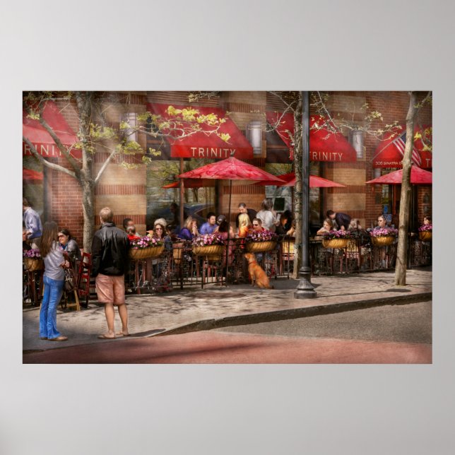 Poster Café - Hoboken, NJ - Café Trinity (Devant)