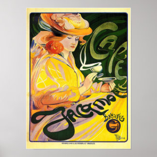 Poster Cafe Jacqmotte