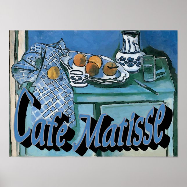 Poster Cafe MAtisse Abstrait (Devant)