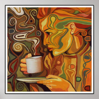 Poster café ou thé