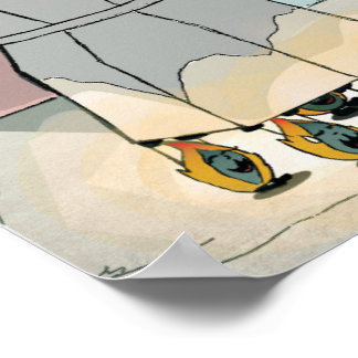 Poster Cafetière vintage