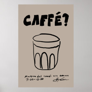 Poster Caffe