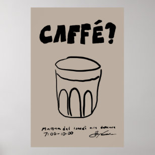 Poster Caffe