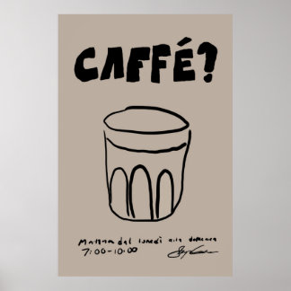 Poster Caffe