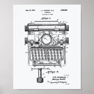 Poster Cahier blanc de 1941 sur l'art des brevets