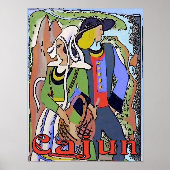 Poster Cajun Couple (Devant)