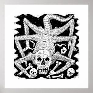 Poster Calavera Huertista par José Guadalupe Posada