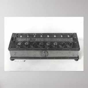 Poster Calculer la machine inventée