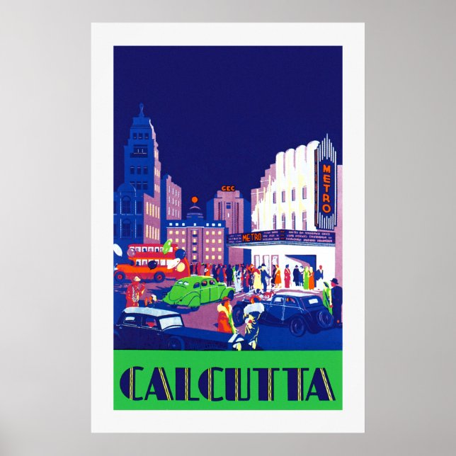 Poster Calcutta (Devant)
