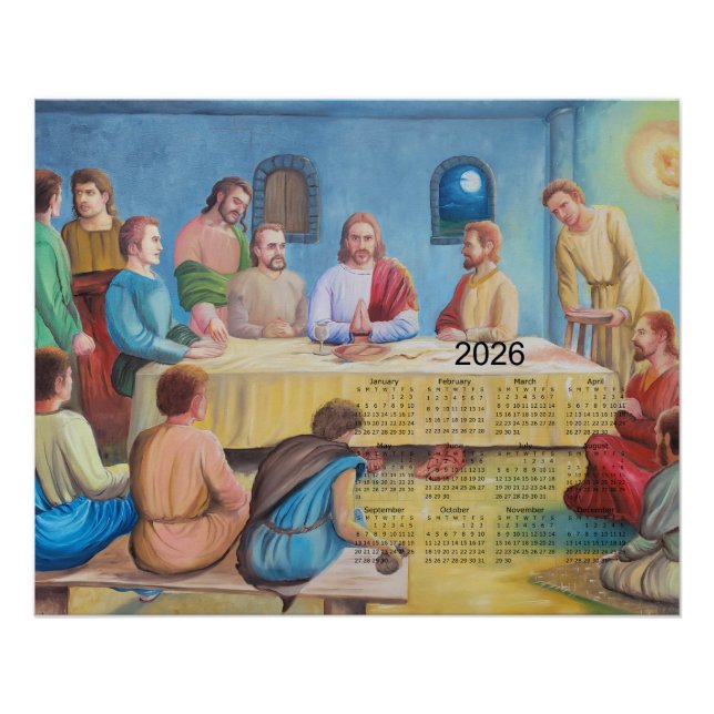 Poster Calendrier de La Cène 2026 (Devant)