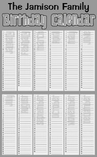 Posters Affiches Calendrier D Anniversaire De Famille Zazzle Fr Posters Affiches Calendrier D Anniversaire De Famille Zazzle Fr