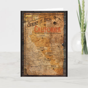 Poster California Gold Rush