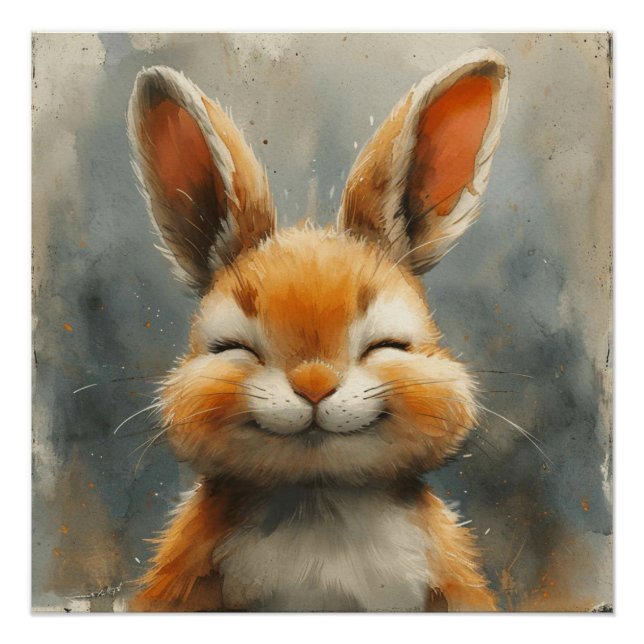 Poster Câlins de velours : Un peu de fantaisie Bunny (Devant)