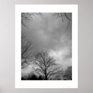 Poster Calme avant la toile de tempête