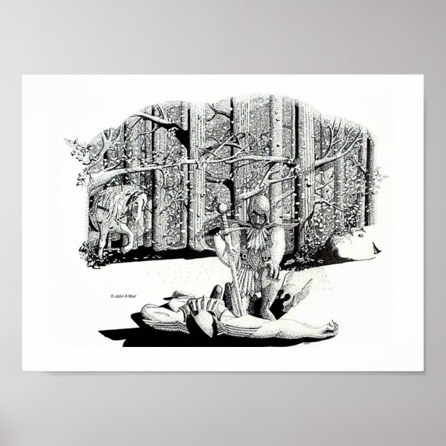 Poster - Camarade tombée (noir) (Devant)