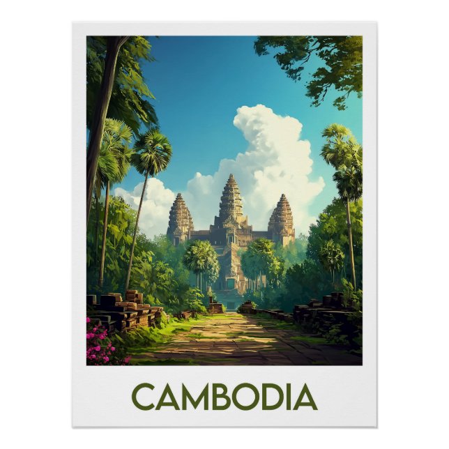 Poster Cambodia (Devant)