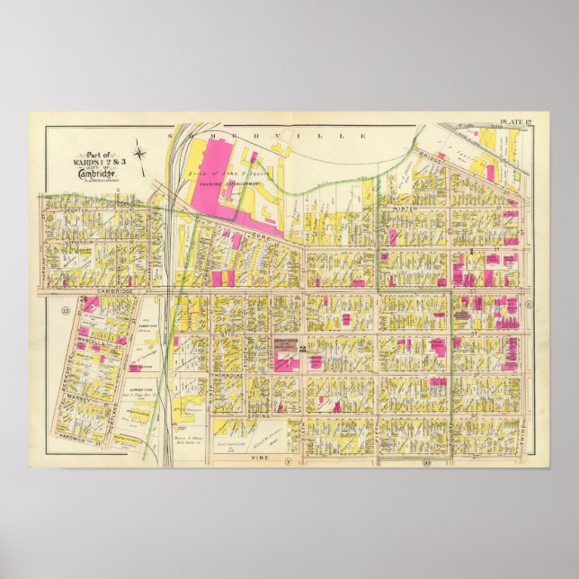 Poster Cambridge Atlas 14 (Devant)