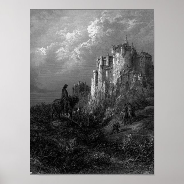 Poster Camelot de Gustave Doré 1868 (Devant)