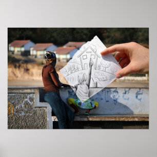 Poster Caméra Crayon Vs - Accueil