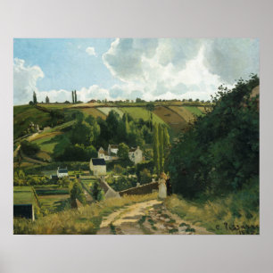 Poster Camille Pissarro - Jalais Hill, Pontoise