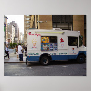 Poster Camion à glace NYC