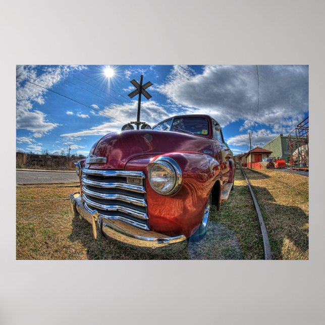 Poster Camion Chevy du début des années 50 (Devant)