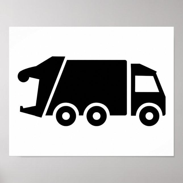 Poster Camion de voiture (Devant)