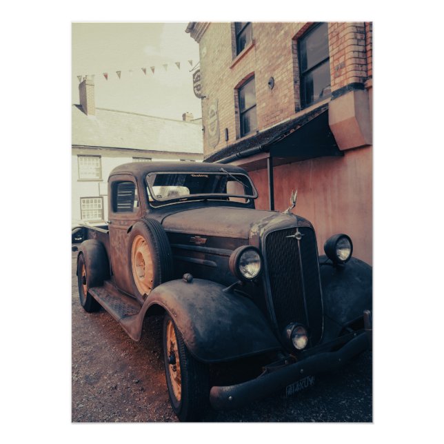 Poster camion vintage (Devant)