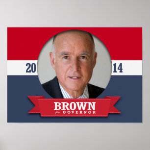 POSTER CAMPAGNE BROWN JERRY