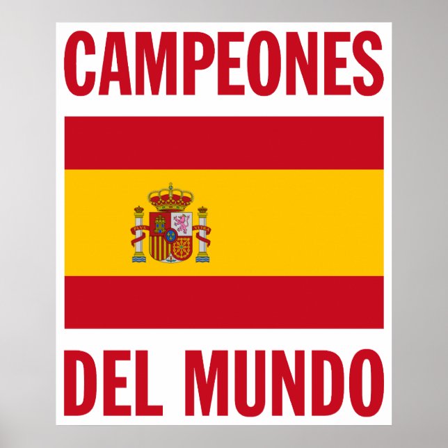 POSTER CAMPEONES DEL MUNDO (Devant)