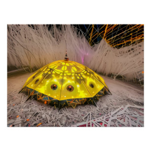 Poster Camping dans d'autres dimensions