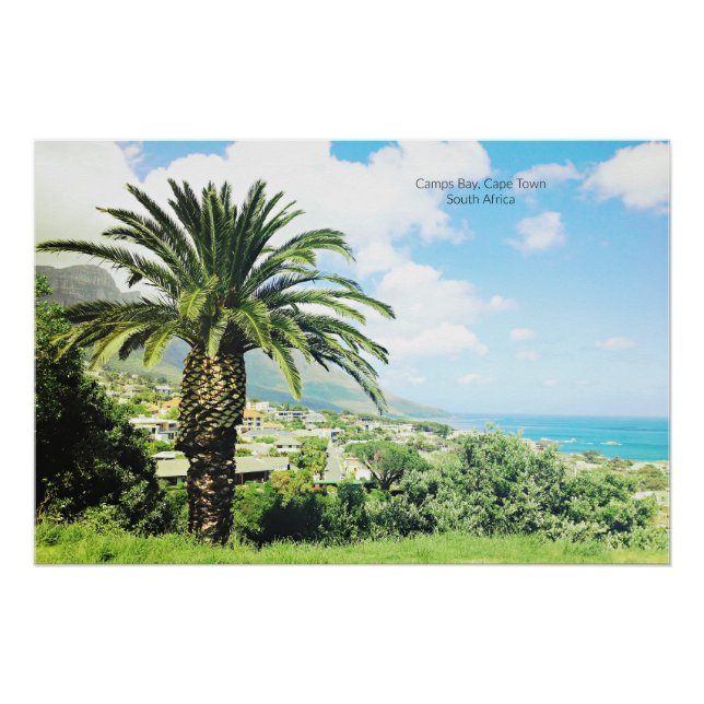 Poster Camps Bay, Cap, (Devant)