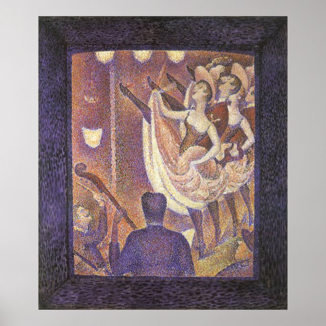 Poster Can Can Can Dance, Le Chahut par Georges Seurat (Devant)