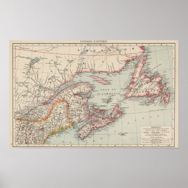 Poster Canada Est (Devant)