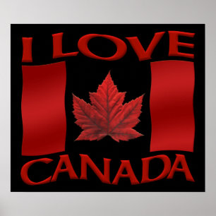 Poster Canada I Love Poster Canada Souvenir Poster