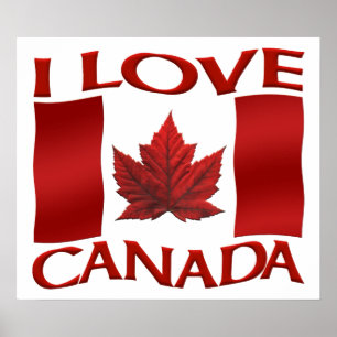 Poster Canada I Love Poster Canada Souvenir Poster