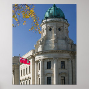 Poster CANADA, Manitoba, Winnipeg : Les tribunaux,